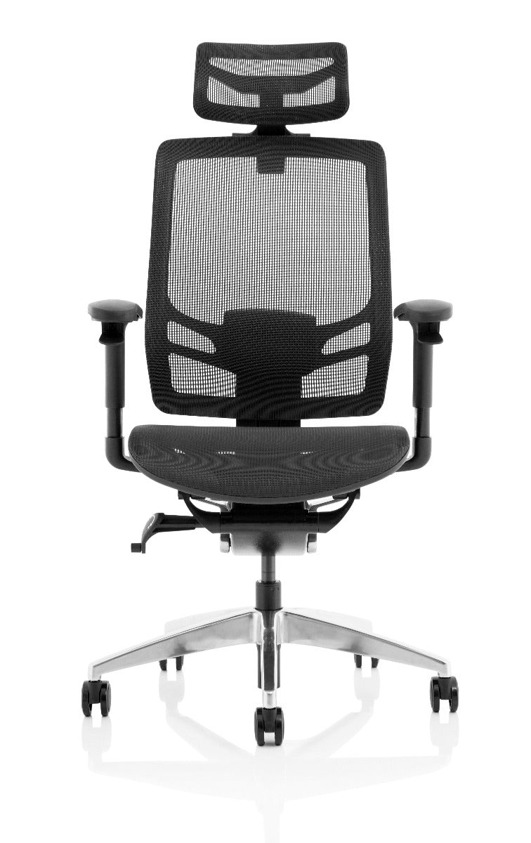 Ergo Click Black Mesh Seat and Back Operator Office Chair